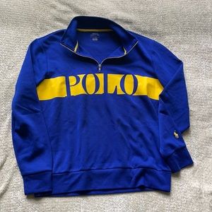 Polo Zip Up Sweater